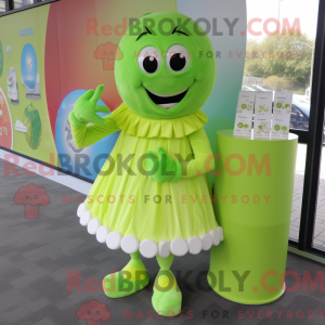 Mascot character of a Lime...