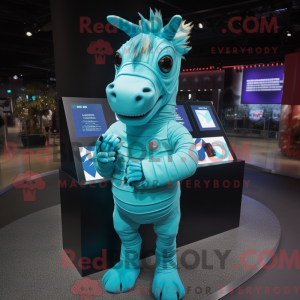 Maskot karakter af en...