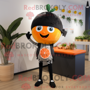 Mascot character of a Black...
