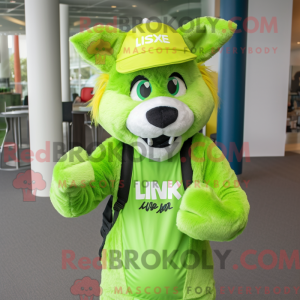 Mascot character of a Lime...