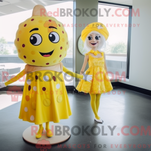 Mascot character of a Lemon...