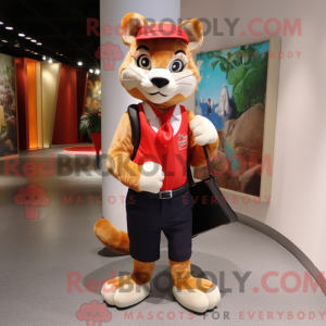 Maskot karaktär av en Puma...