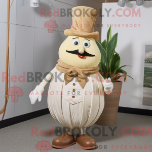 Mascot character of a Cream...
