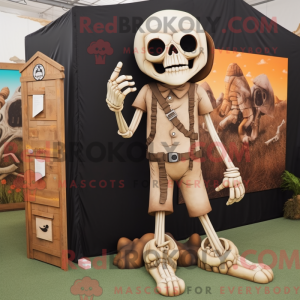 Maskotfigur af en Tan...
