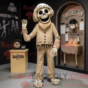Maskotfigur af en Tan...