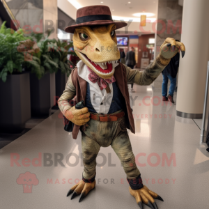  Utahraptor maskot kostume...