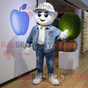 Mascot character of a White...