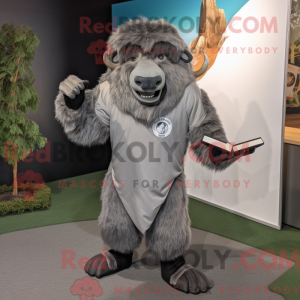 Mascot character of a Gray...