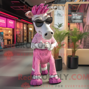 Caráter de máscara de rosa...