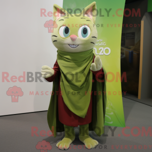 Mascot character of a Olive...