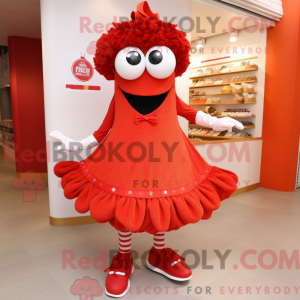 Mascot character of a Red...