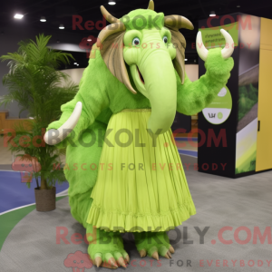 Mascot character of a Lime...