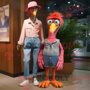 Mascottefiguur van een...