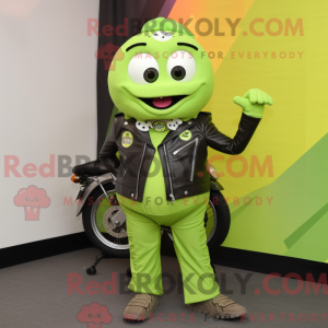 Mascot character of a Lime...