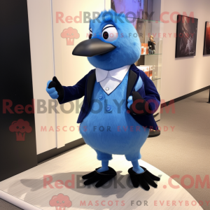 Mascot character of a Blue...