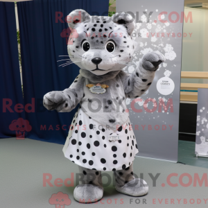 Mascot character of a Gray...