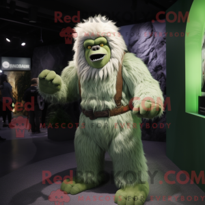 Mascot character of a Green...