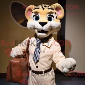 Mascotkarakter af en gepard...