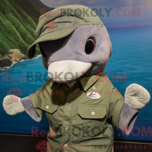 Mascot character of a Olive...