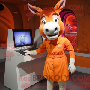 Mascot character of a...