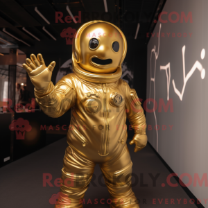 Maskottchen eines goldenen...