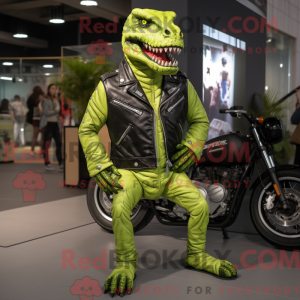 Mascot character of a Lime...