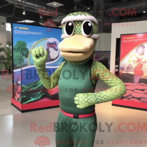 Mascottekarakter van een...
