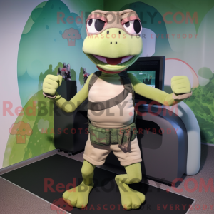 Mascottekarakter van een...