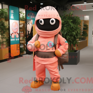 Mascot character of a Peach...