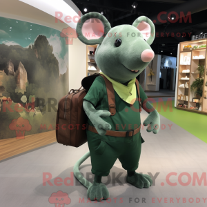Mascot karakter van een...