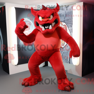 Personagem de máscara de um...