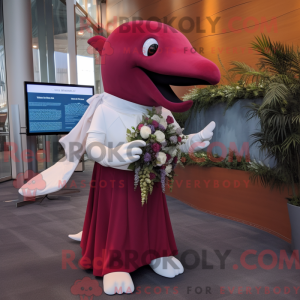 Mascot character of a...