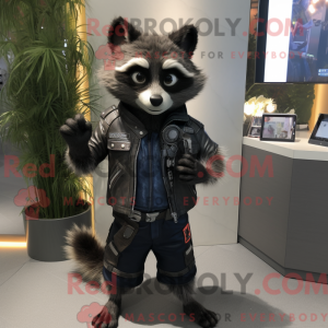 Maskottchen eines schwarzen...