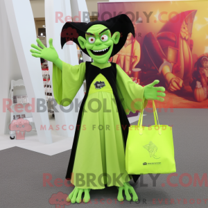 Mascot character of a Lime...
