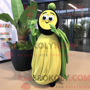 Mascot character of a Olive...