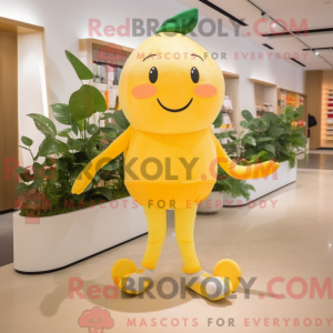 Mascot character of a Lemon...