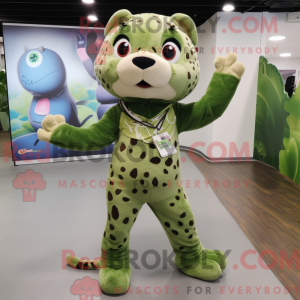 Mascot character of a Olive...