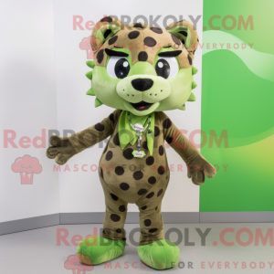 Mascot character of a Olive...