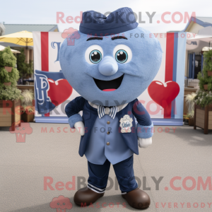Mascot character of a Navy...