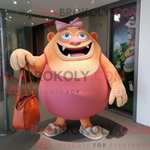 Mascot character of a Peach...