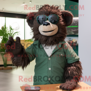 Mascot character of a Olive...