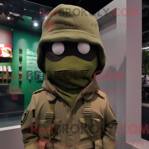 Personagem de máscara de...