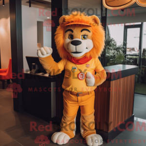 Mascot character of a...