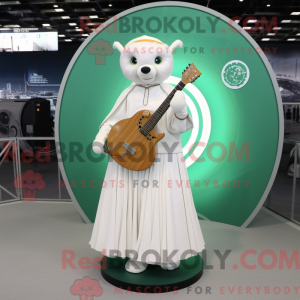 Mascot character of a White...