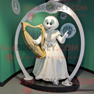 Mascot character of a White...