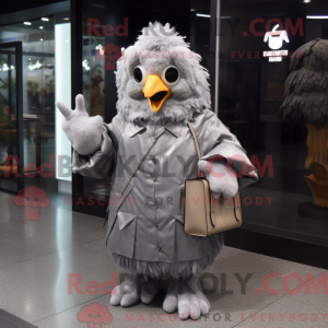 Mascot character of a Gray...