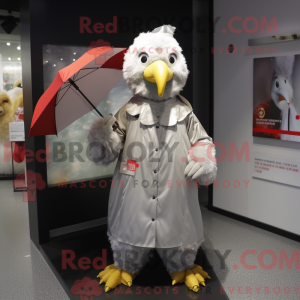 Mascot character of a Gray...