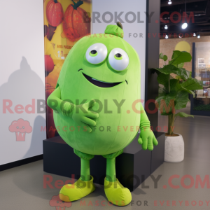 Mascot character of a Lime...