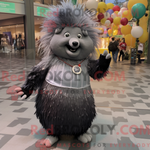 Mascottefiguur van een...