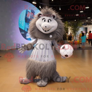 Mascottefiguur van een...